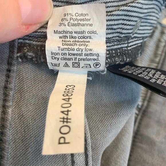 Madewell High Rise Skinny Jeans in Gray Dusty Wash Women’s Size 26 - Picture 11 of 11